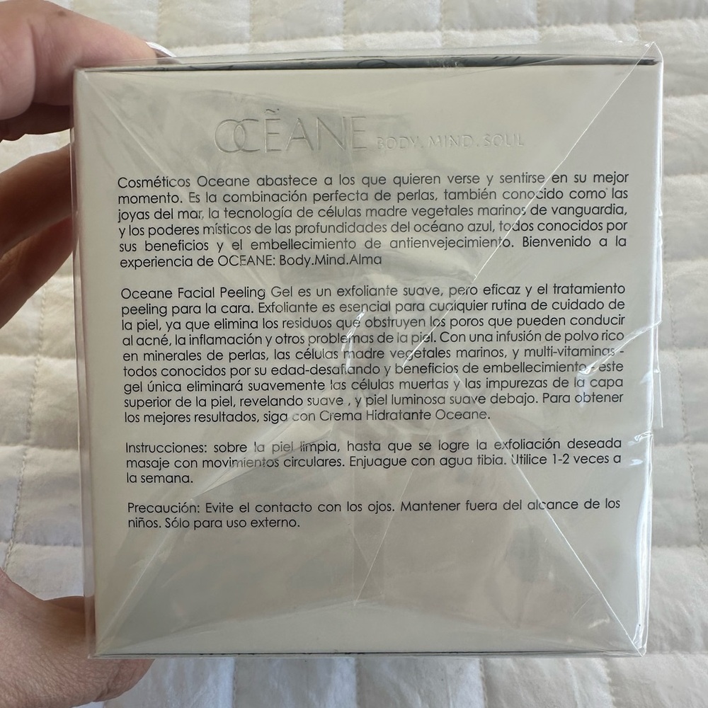 Oceane White Pearl Facial Peeling Gel NEW SEALED IN BOX - Picture 6 of 6